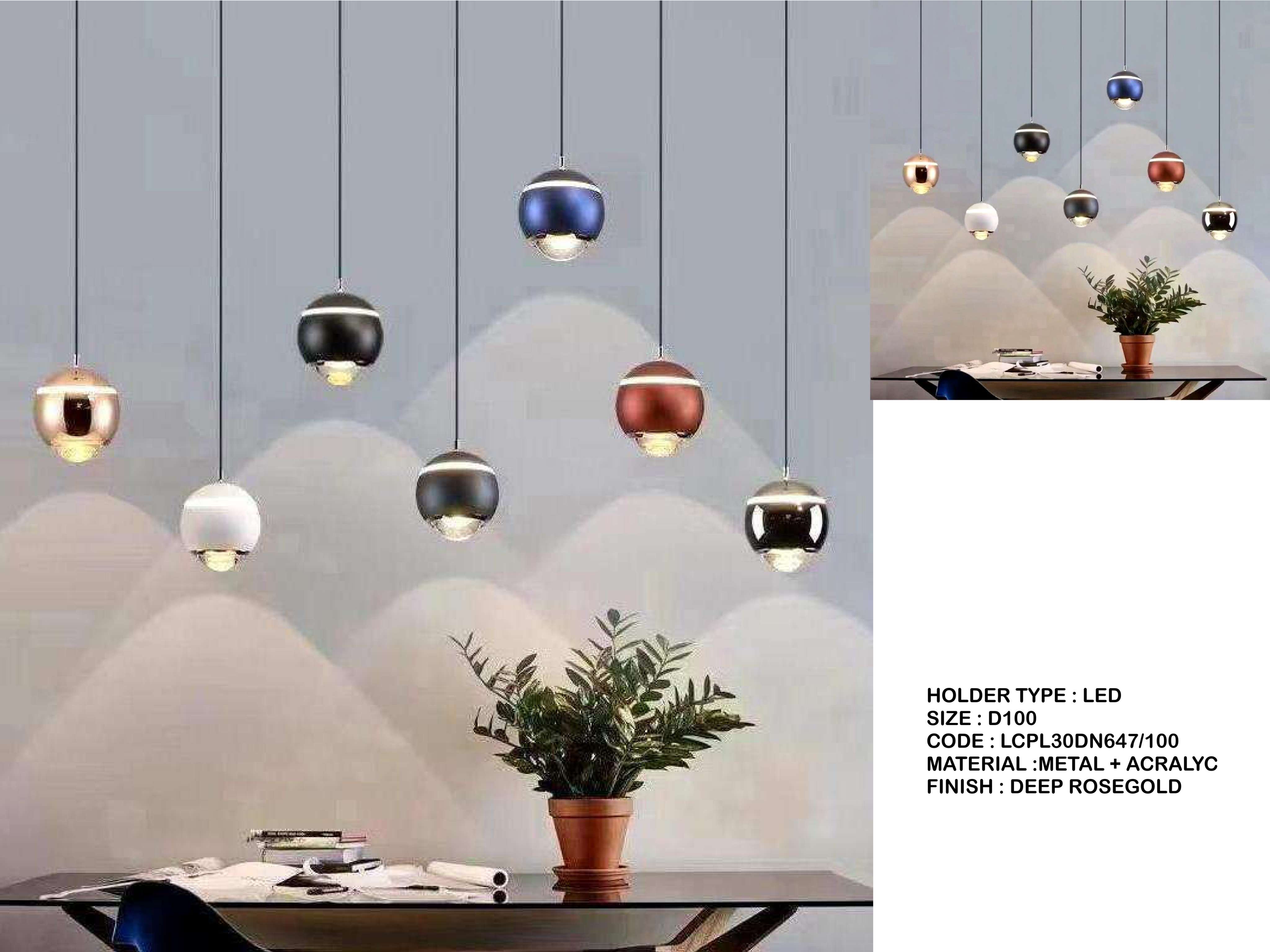 Beyond Lights - Metal Pendant Light- LCHL